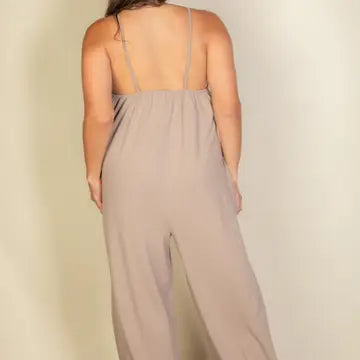 Tan Jumpsuit