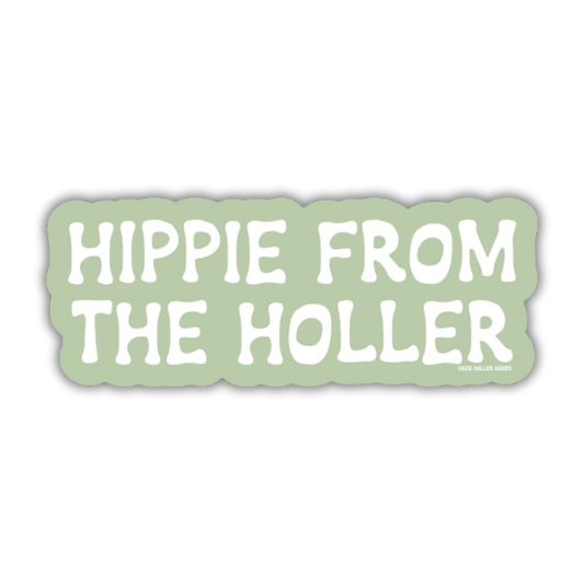 HIPPIE FROM THE HOLLER Sticker