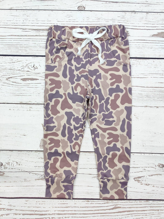 Kids Boys Camouflage Print Pants