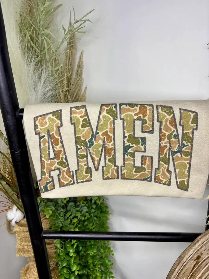 Camo Amen (T-Shirt)