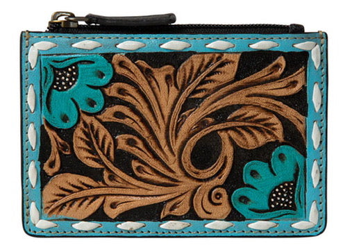 Bend Creek Hand-Tooled Credit Card Holder