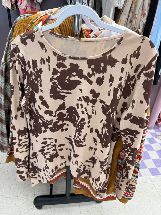 Cow print Long sleeve