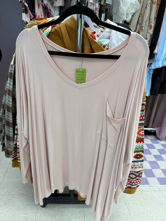 Zenana Pocket Long Sleeve