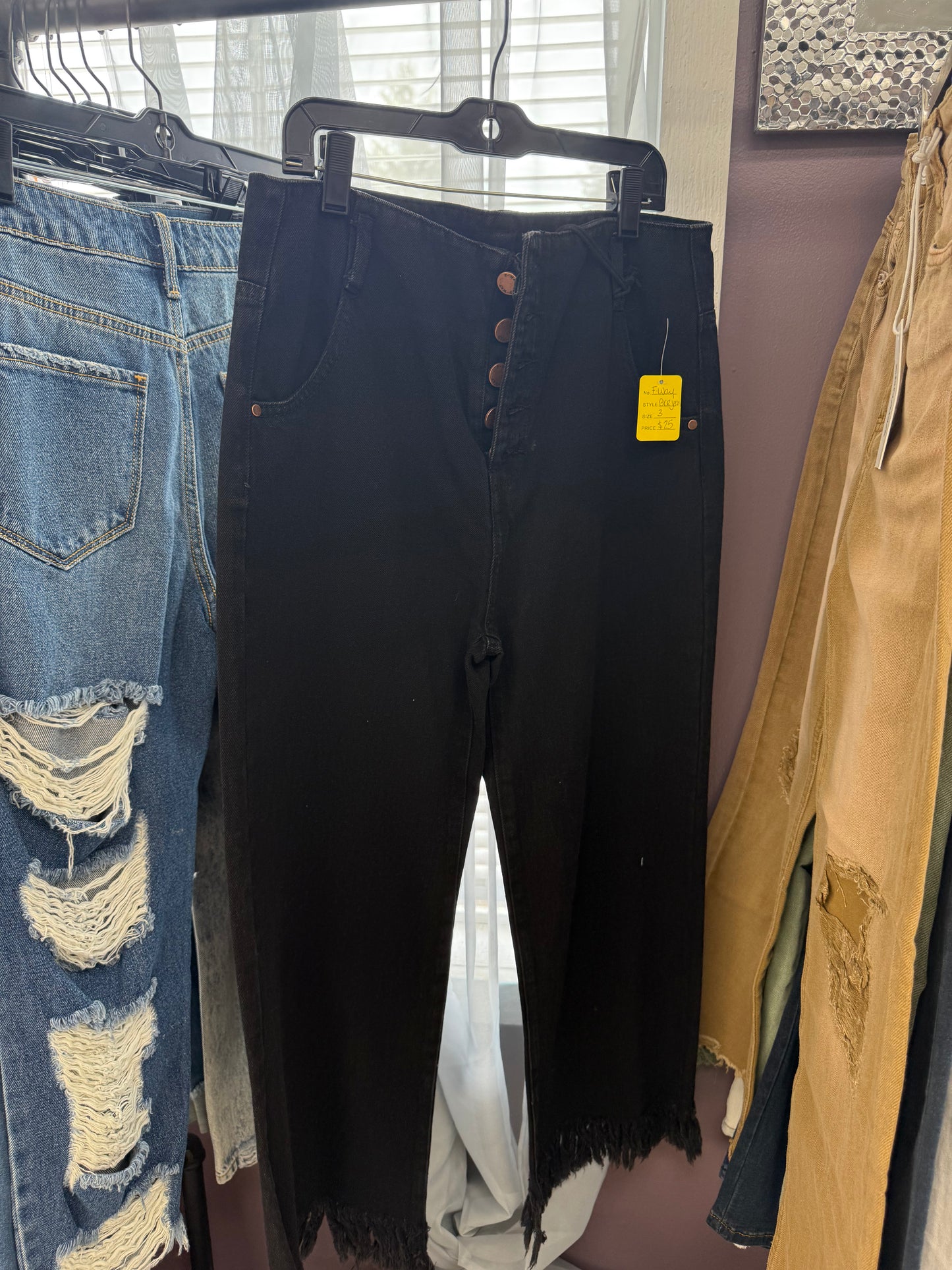 F-Way High Button Fly Jeans