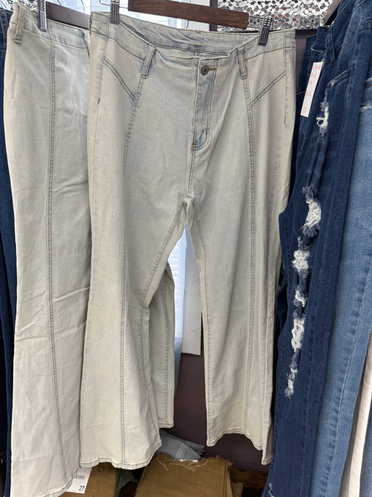 Light Wash Bell Bottoms