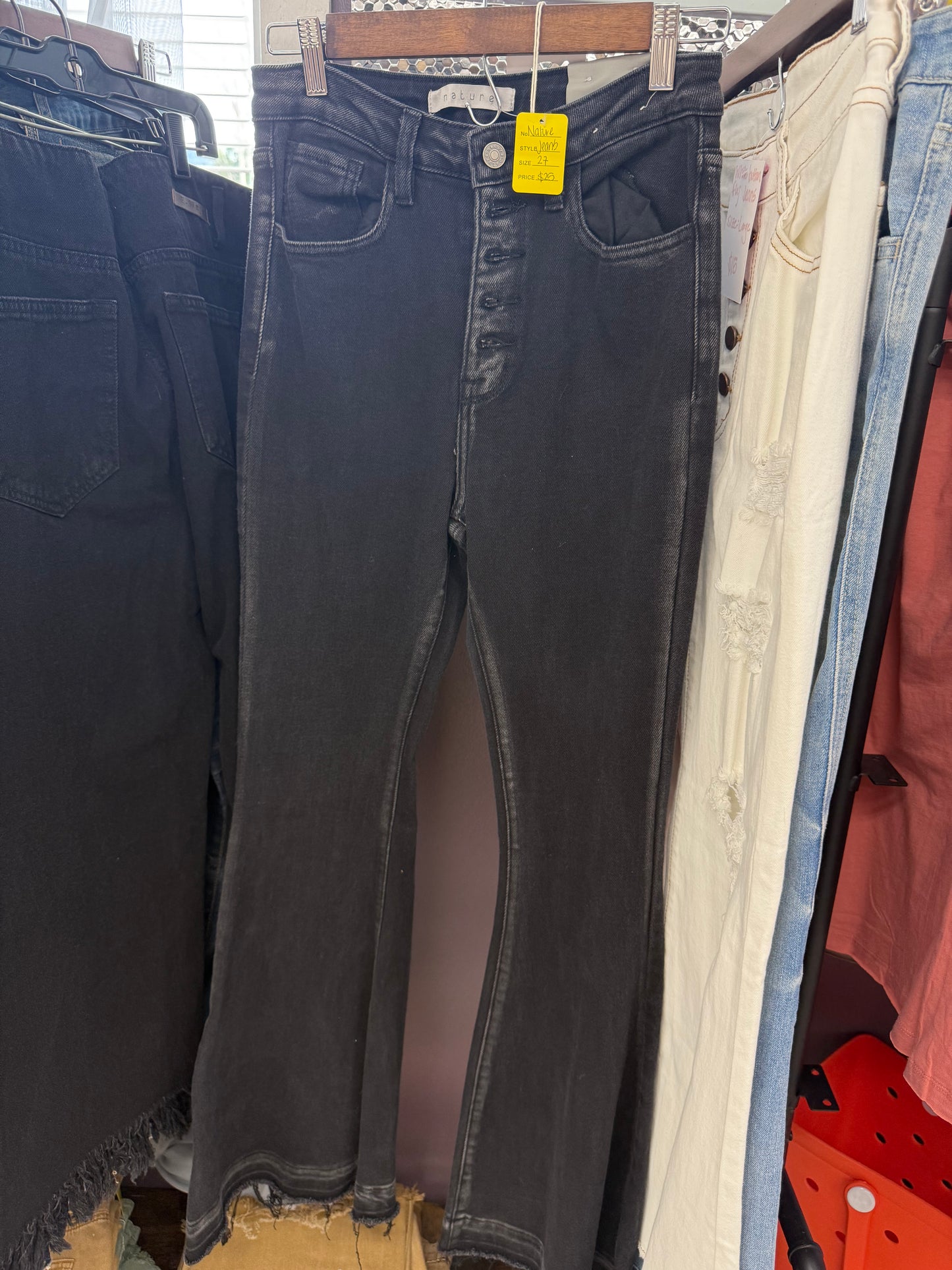 Native Black Bell Bottoms