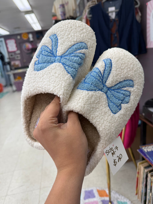 Bow Bedroom Slippers