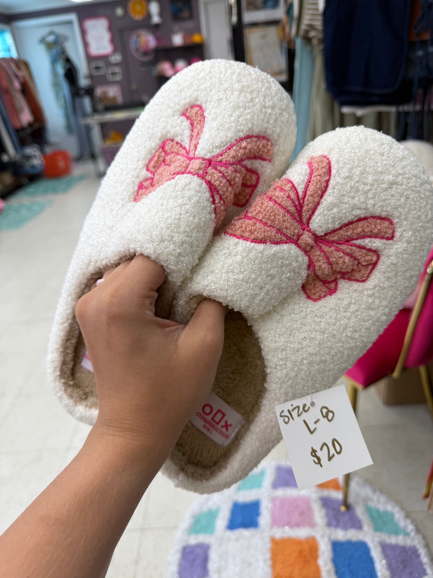 Bow Bedroom Slippers