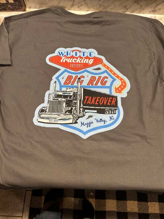 White Trucking Tee