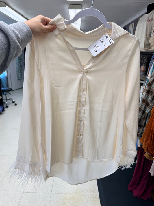 Silk Long Sleeve Top