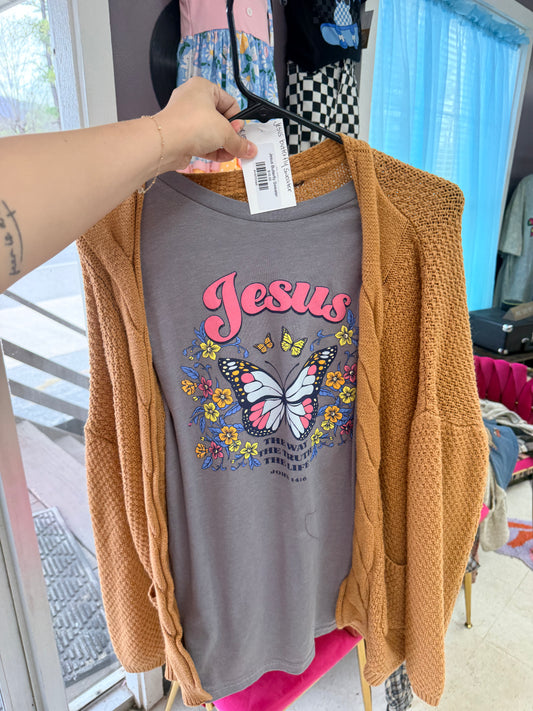Jesus Butterfly Sweater