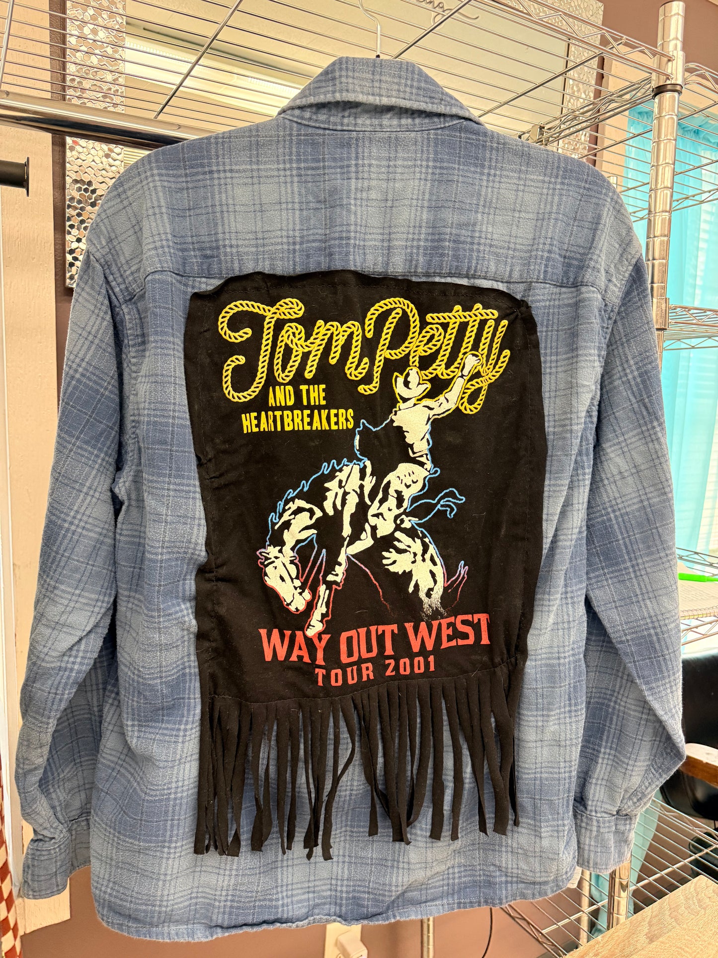 Tom Petty Flannel Blue