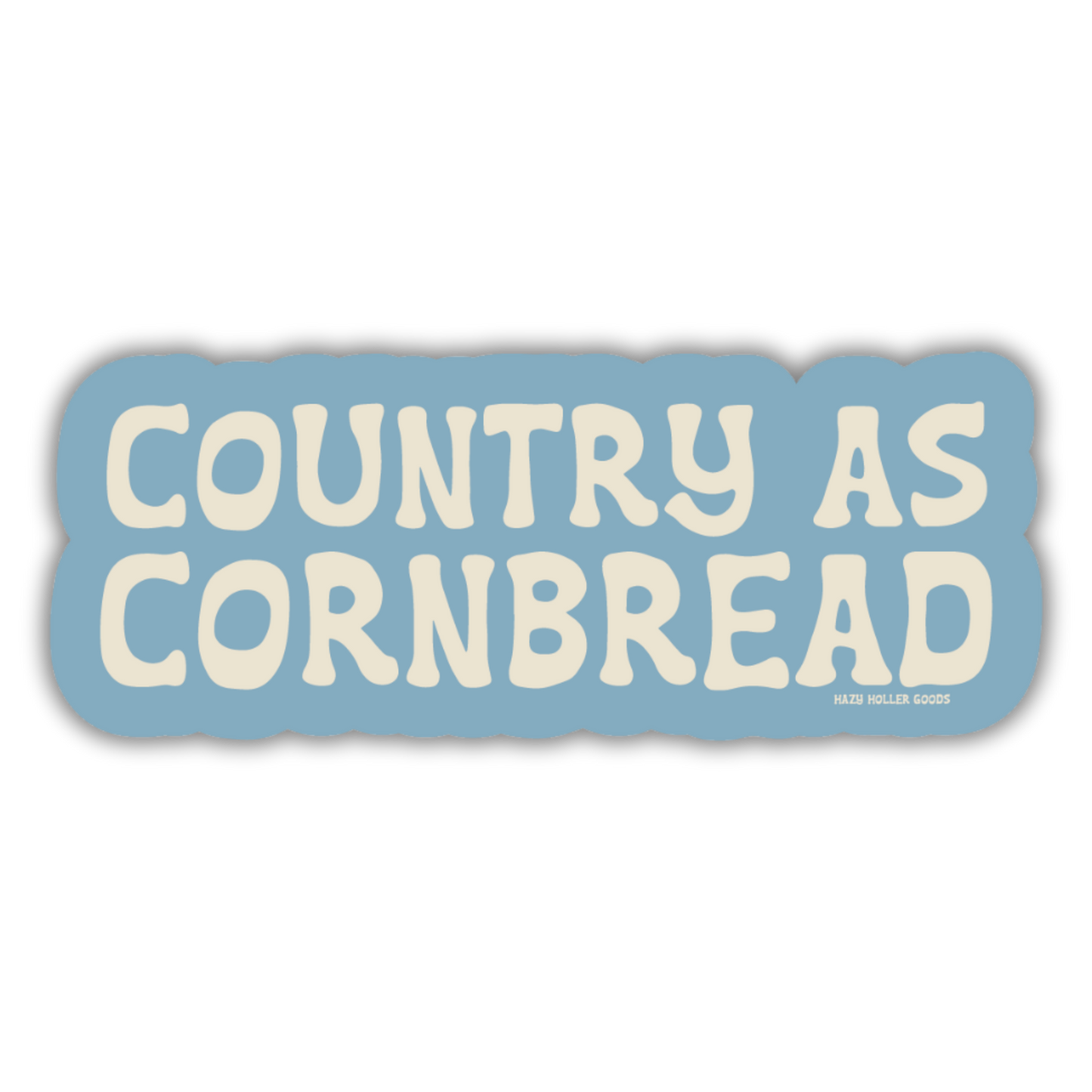 Country as Cornbread Southern Sticker