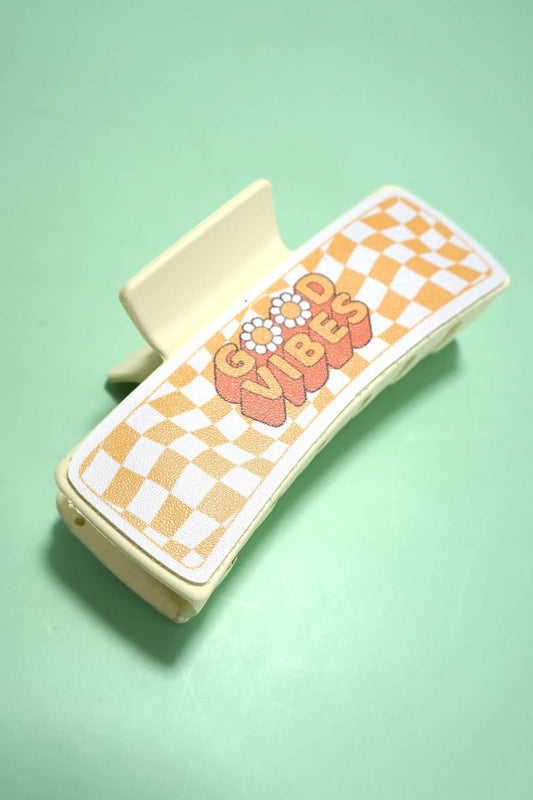 GOOD VIBE HAIR CLAW CLIPS